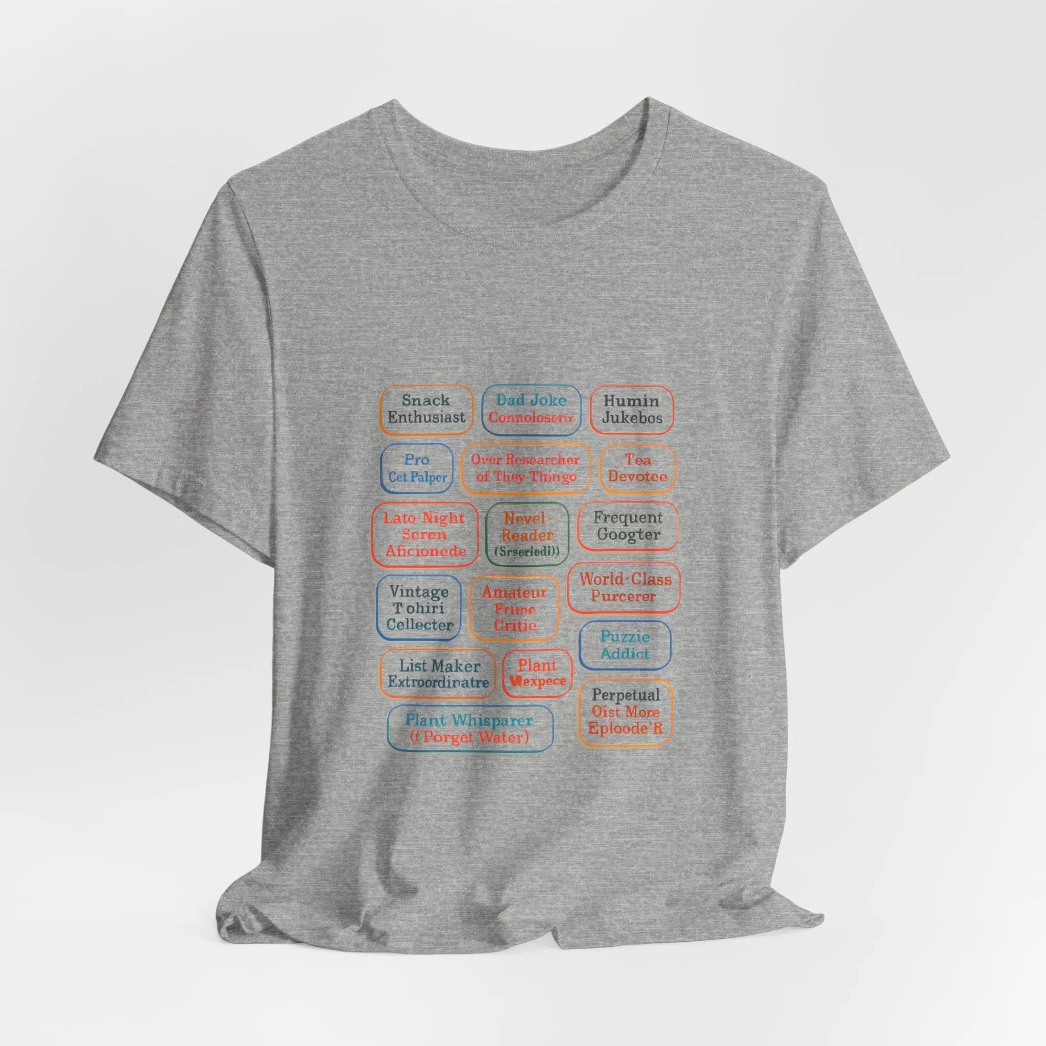 Word Bubble Tee — Funny Conversation Starters Graphic T‑Shirt Printify