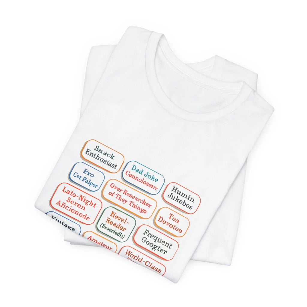 Word Bubble Tee — Funny Conversation Starters Graphic T‑Shirt Printify