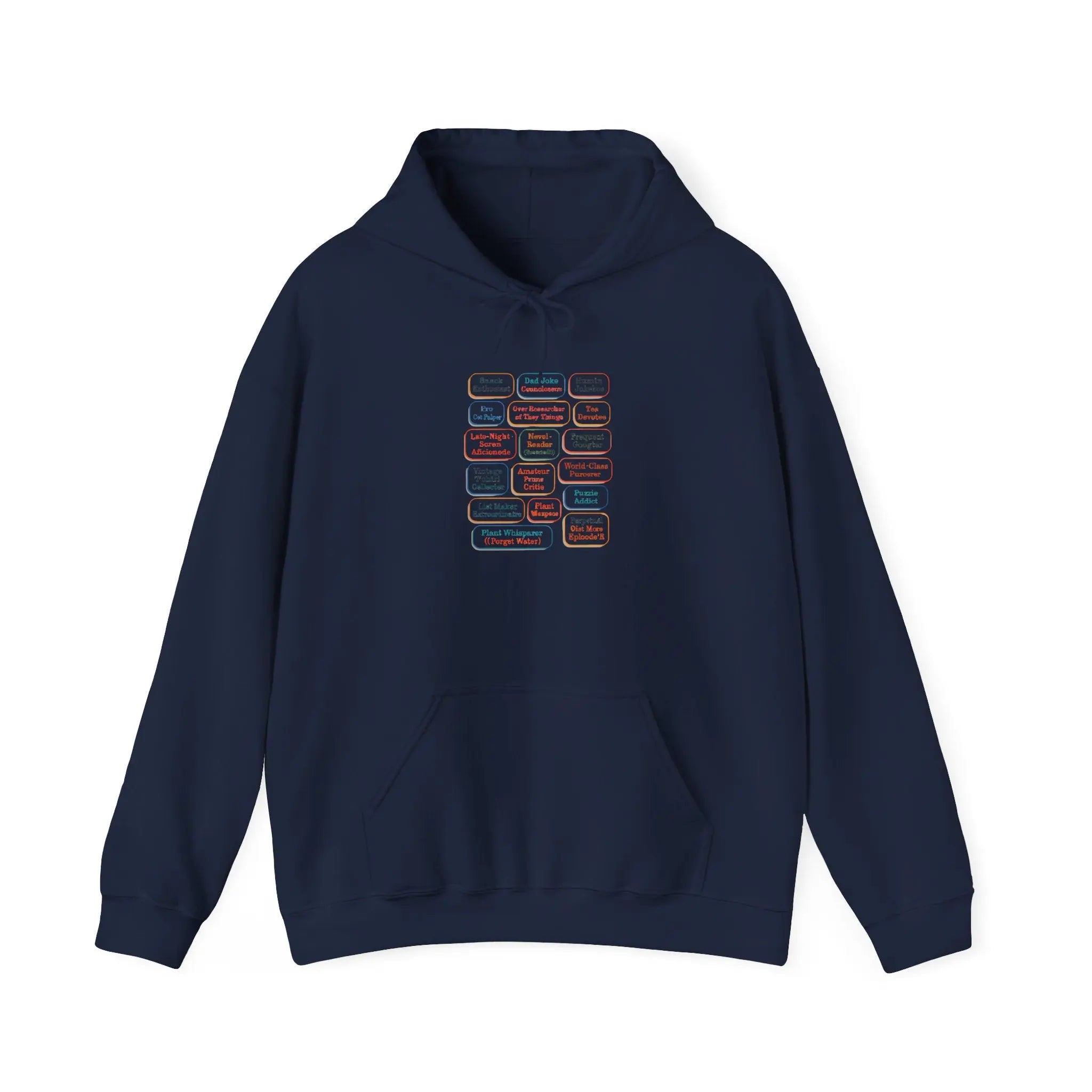 Hoodie — Pastel Motivation Quote Grid Printify