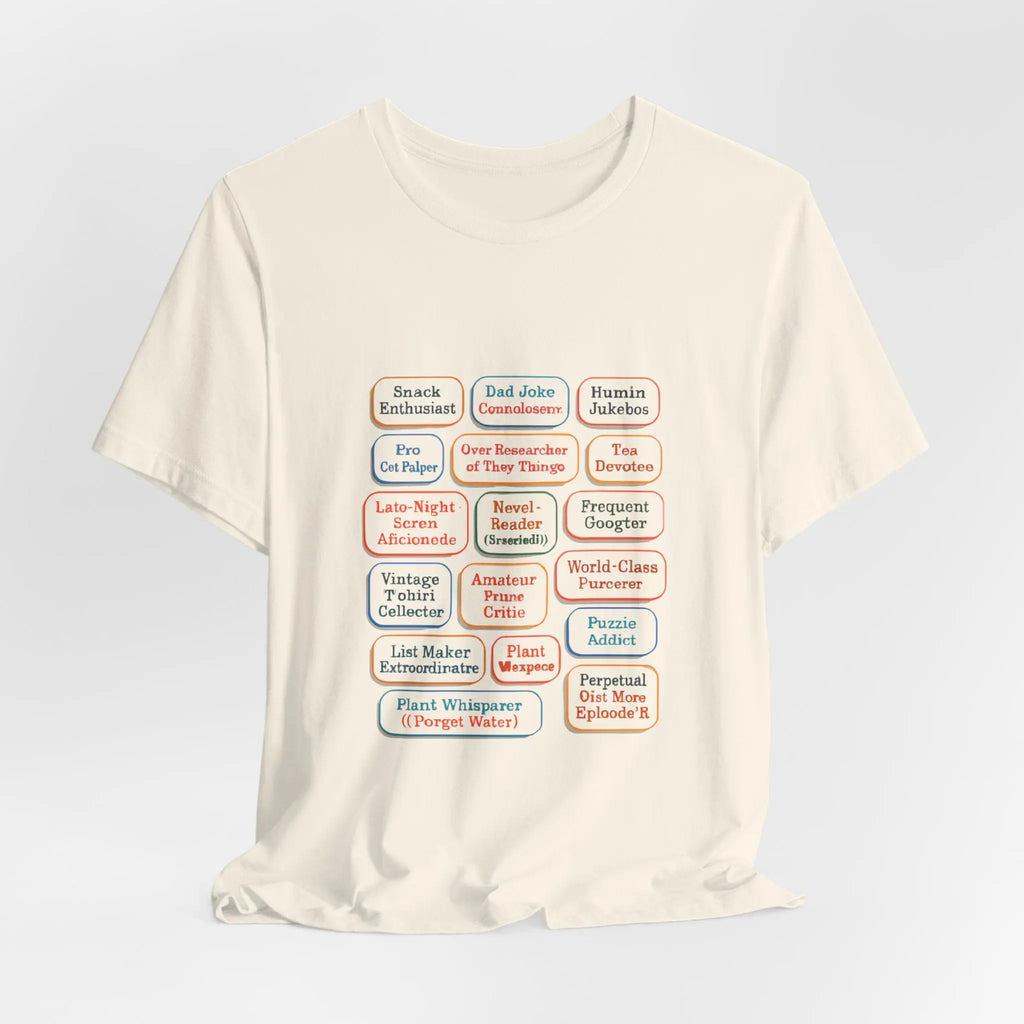 Word Bubble Tee — Funny Conversation Starters Graphic T‑Shirt Printify
