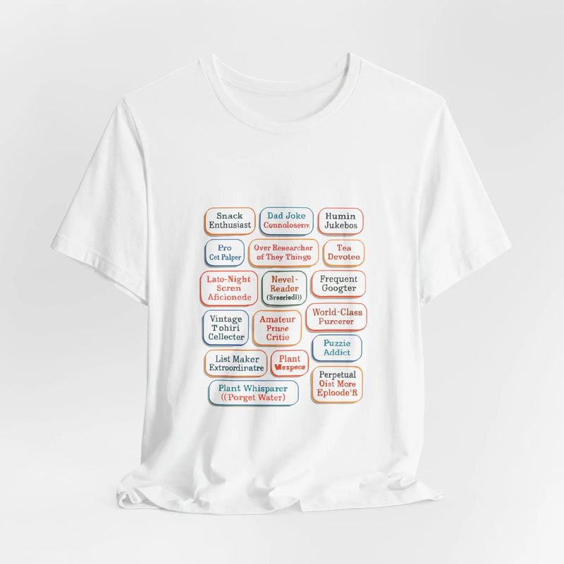 Word Bubble Tee — Funny Conversation Starters Graphic T‑Shirt Printify