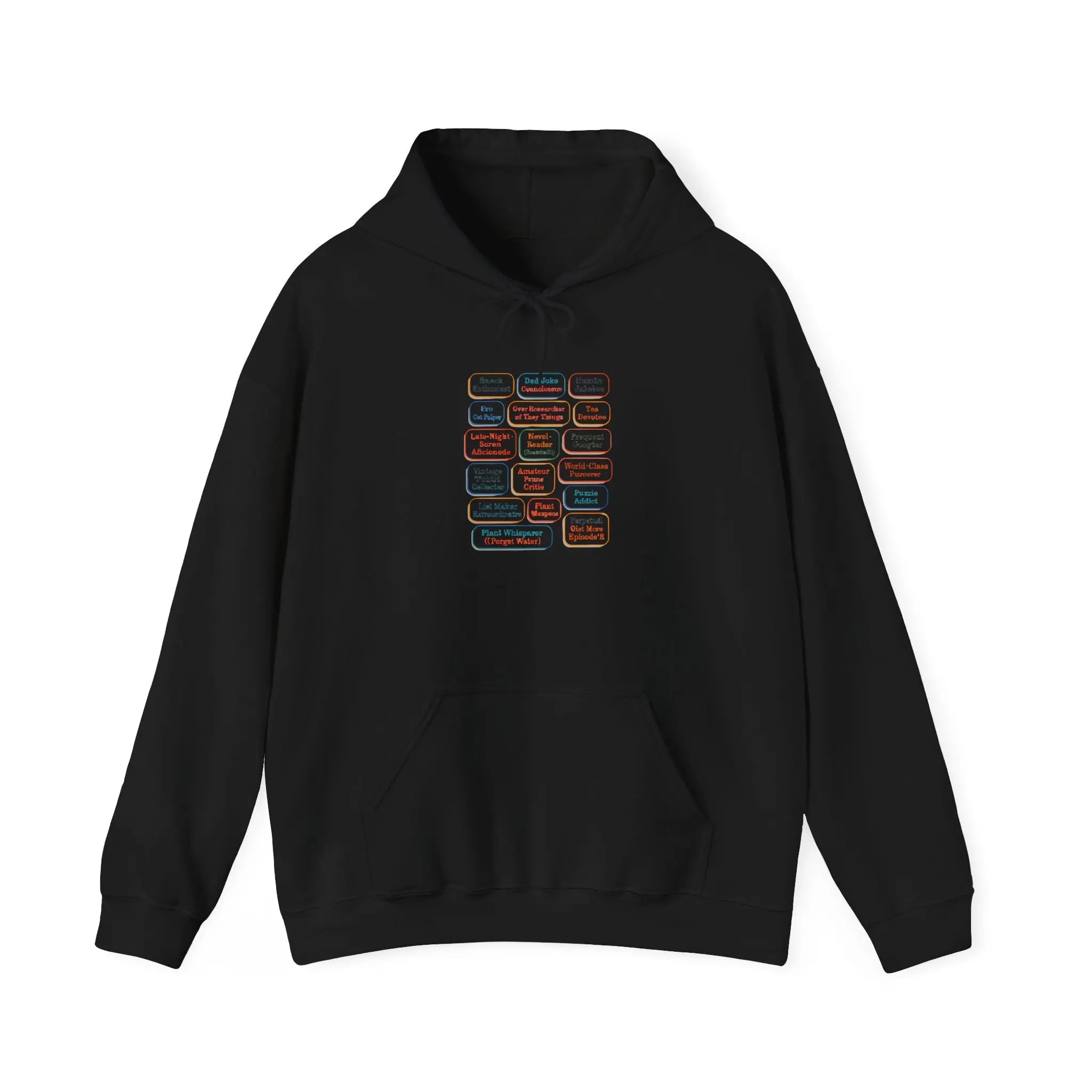 Hoodie — Pastel Motivation Quote Grid Printify