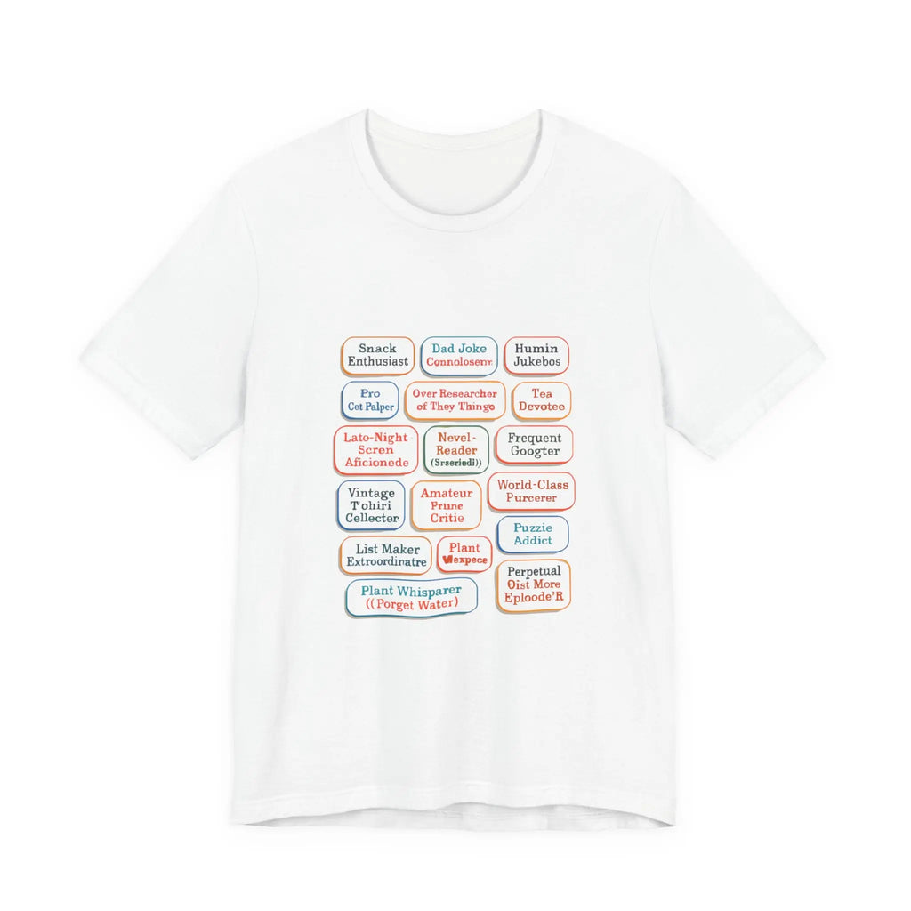 Word Bubble Tee — Funny Conversation Starters Graphic T‑Shirt Printify